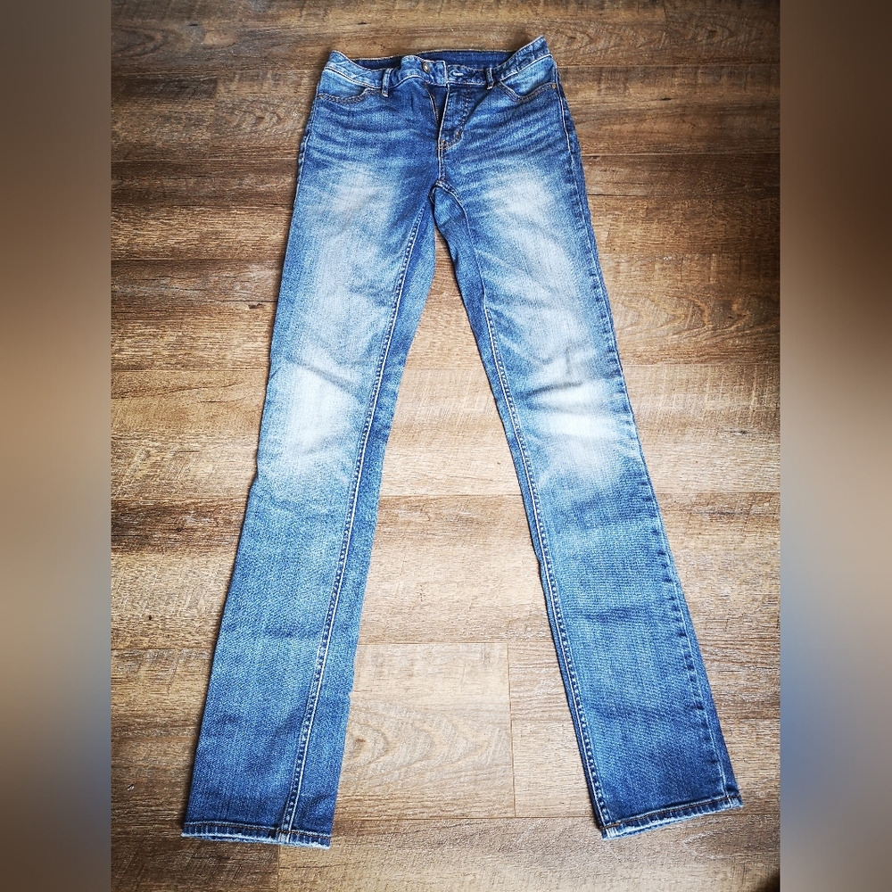 Long Tall Sally high wasted skinny jeans surf wash size 27w34L